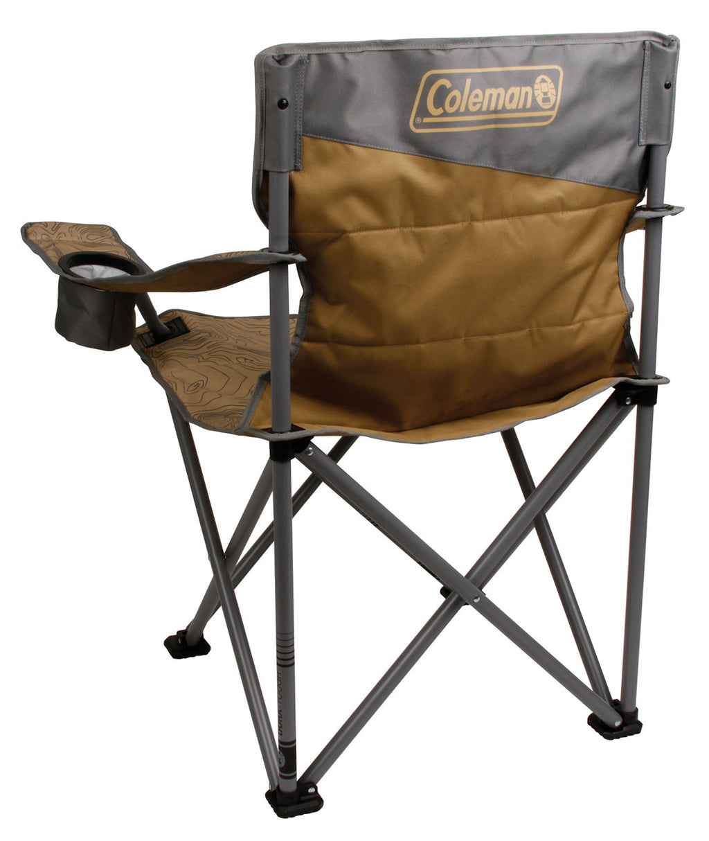 Coleman Big and Tall Camping Chair | Topo | Cup Holder | Strong Steel Frame