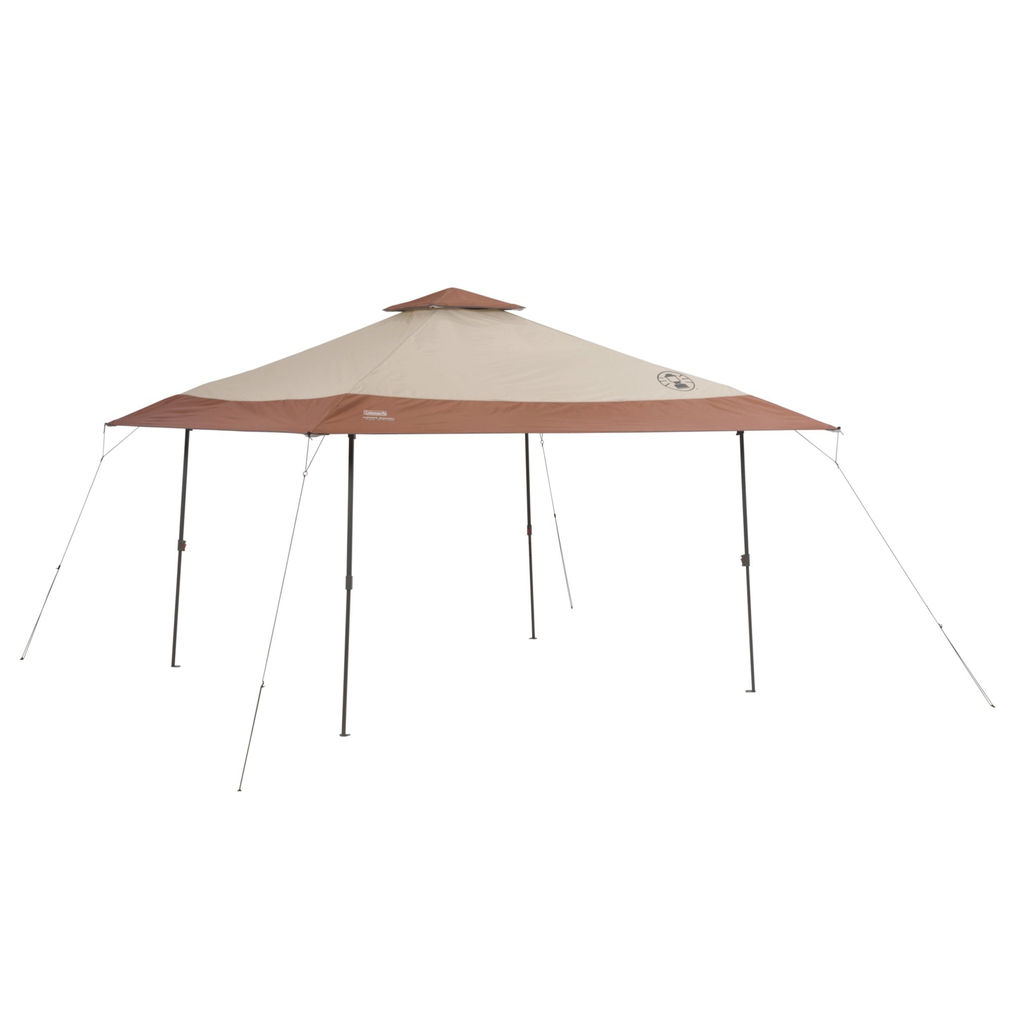 Coleman 13 x 13 Instant Canopy Sun Shelter | Khaki | 13 x 13 ft