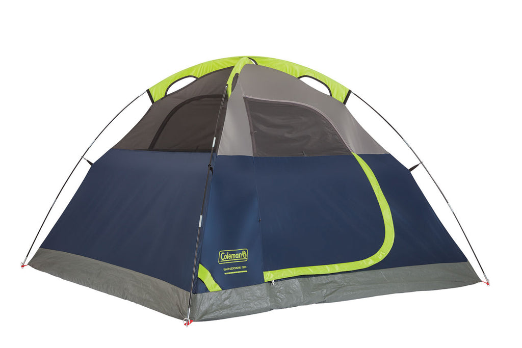 Coleman Sundome® 4-Person Camping Tent | 9 x 7'with 4'11" center height | Navy