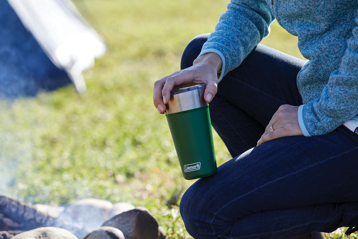 Coleman 20oz. Brew Stainless Steel Insulated Tumbler | Heritage Green