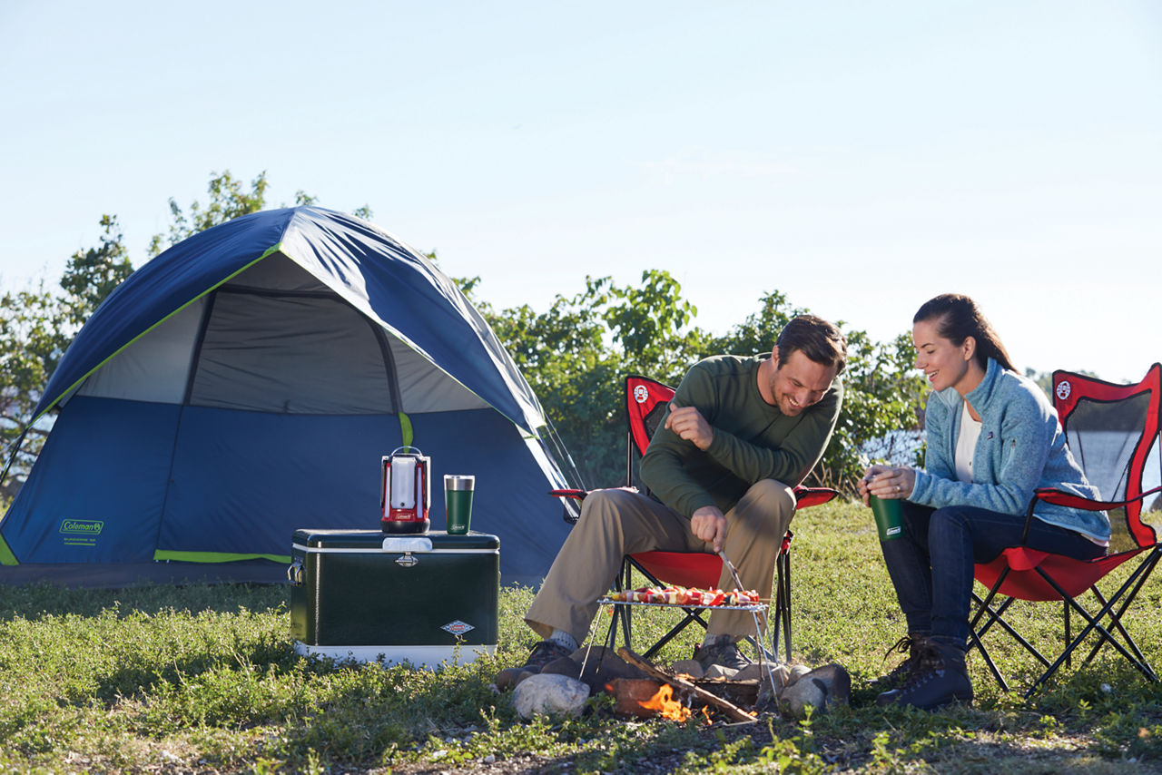 Coleman Sundome® 3-Person Camping Tent | 7 ft x 7 ft | Navy