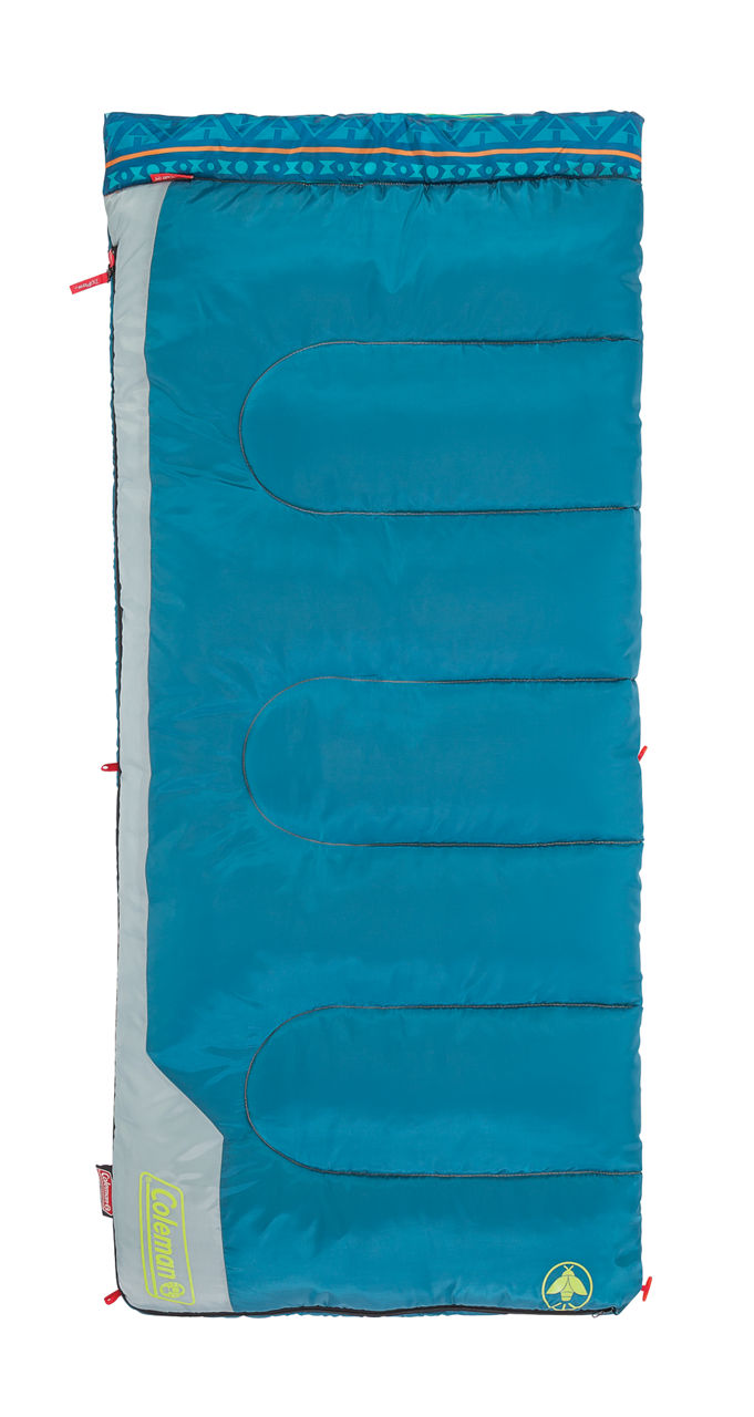 Coleman Kids 50°F Cool-Weather Sleeping Bag | 60 X 26 | Blue