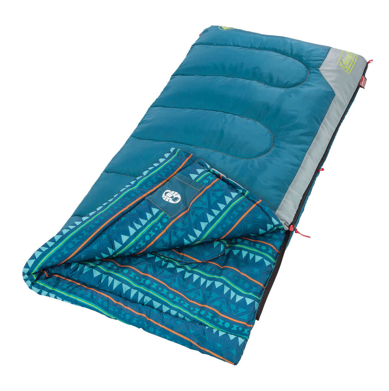 Coleman Kids 50°F Cool-Weather Sleeping Bag | 60 X 26 | Blue
