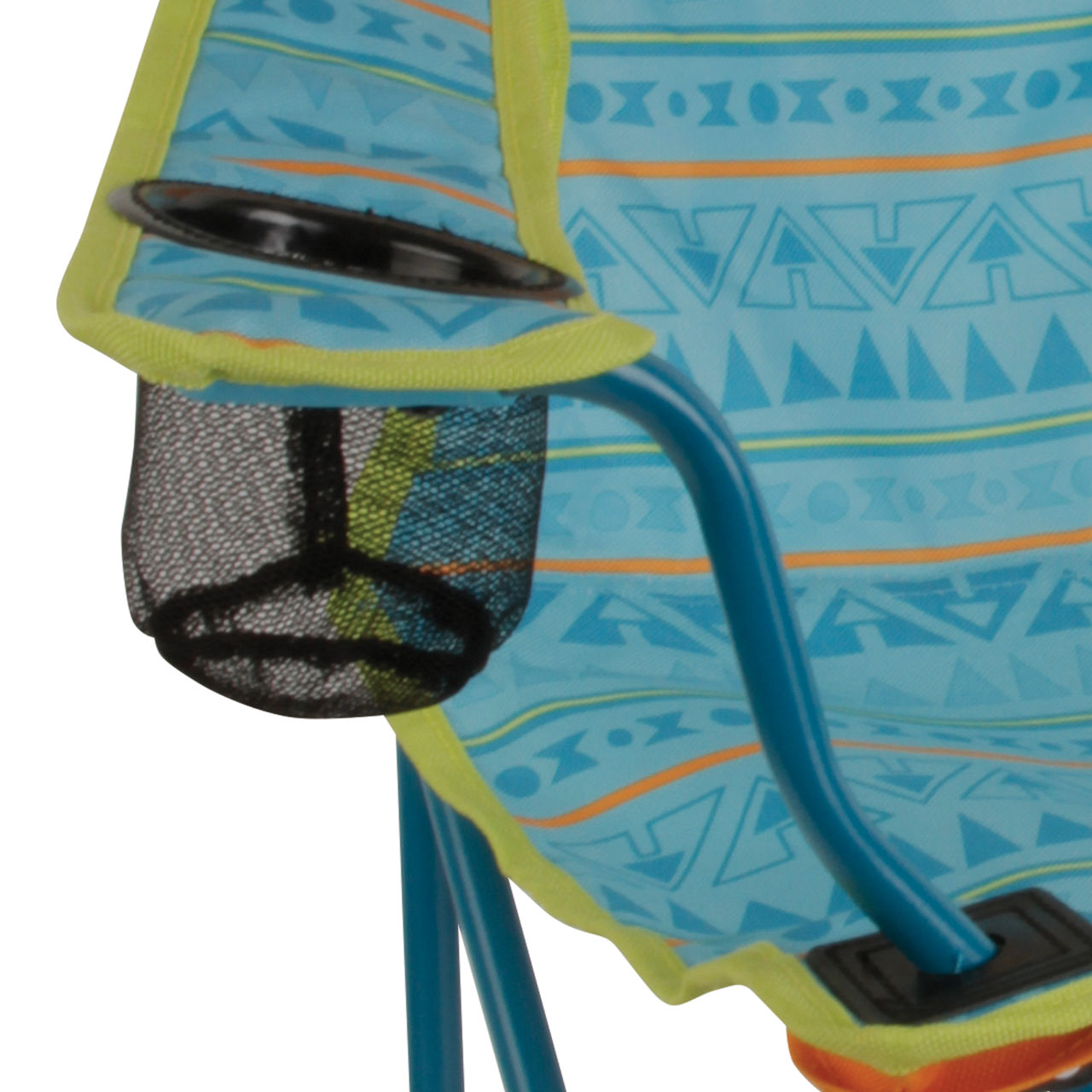 Coleman Kids Quad Chair | Teal | Cup Holder | Strong Steel Frame