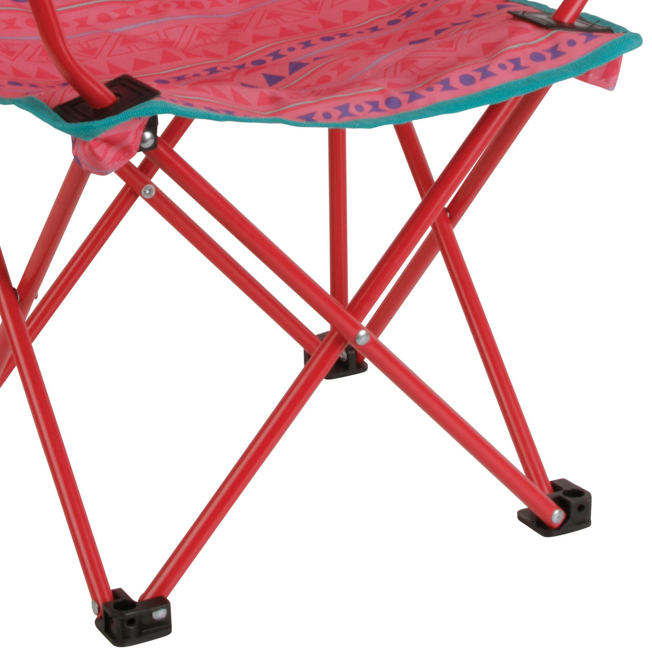 Coleman Kids Quad Chair | Pink | Cup Holder | Strong Steel Frame