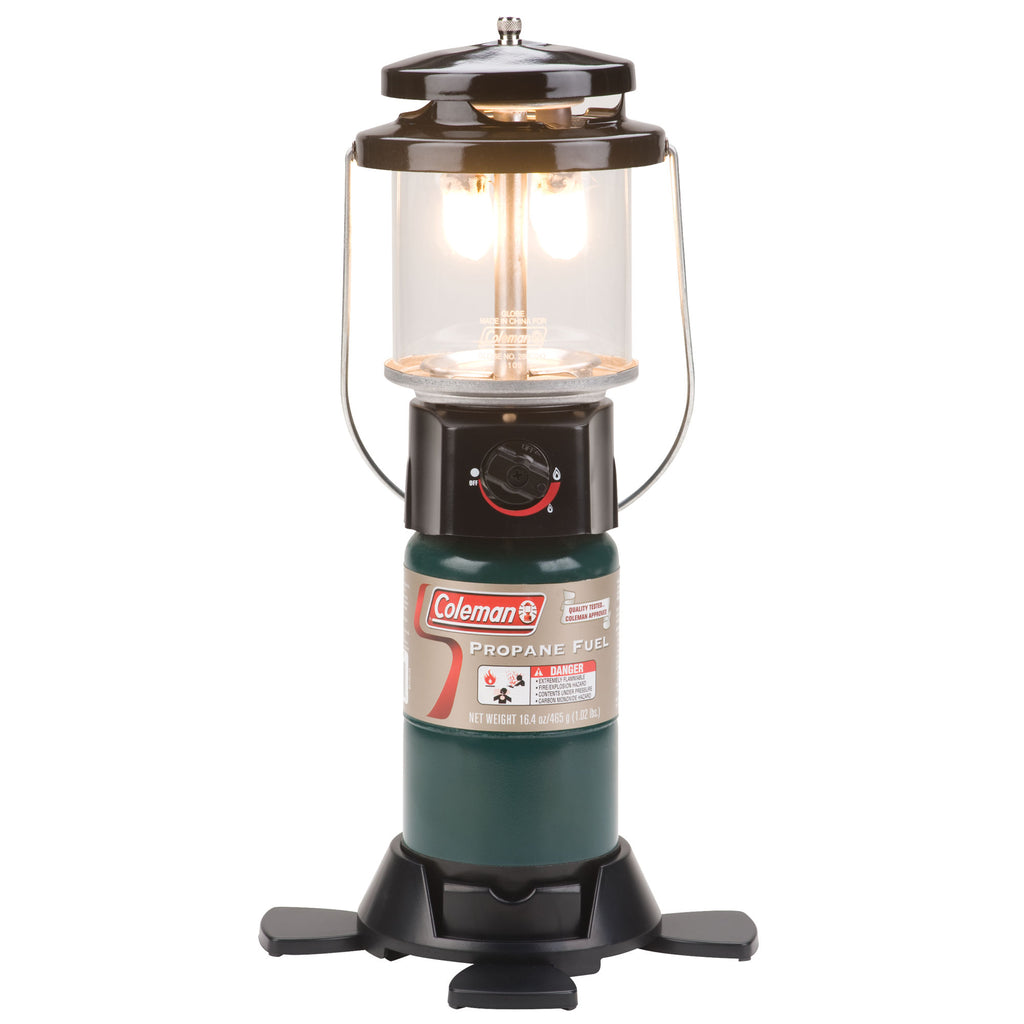 Coleman Deluxe Propane Lantern | Green | Adjustable Brightness