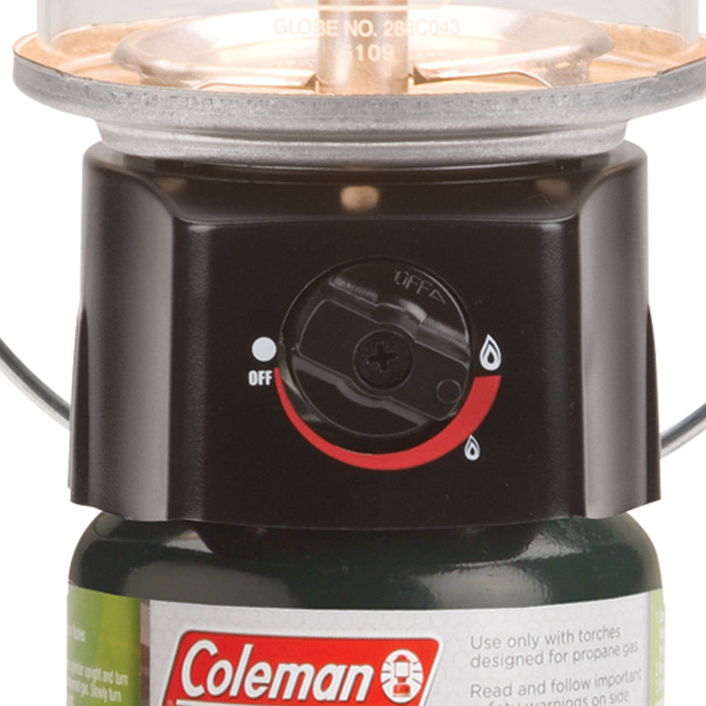 Coleman Deluxe Propane Lantern | Green | Adjustable Brightness