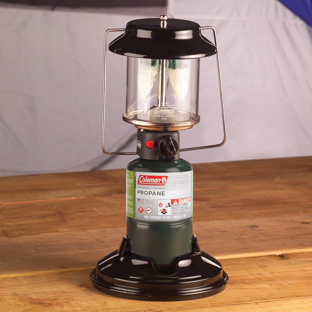 Coleman QuickPack™ 2-Mantle Propane Lantern | Green | Push-Button Ignition