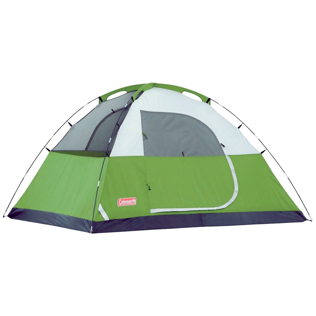 Coleman Sundome® 3-Person Camping Tent | 7'6" x 4'5" | Palm Green