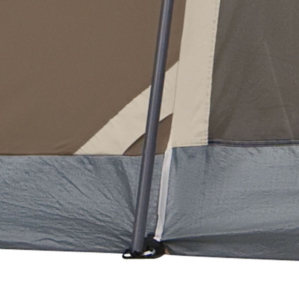 Coleman WeatherMaster® 6-Person Tent with Screen Room | 11 ft x 9 ft x 6 ft | Brown