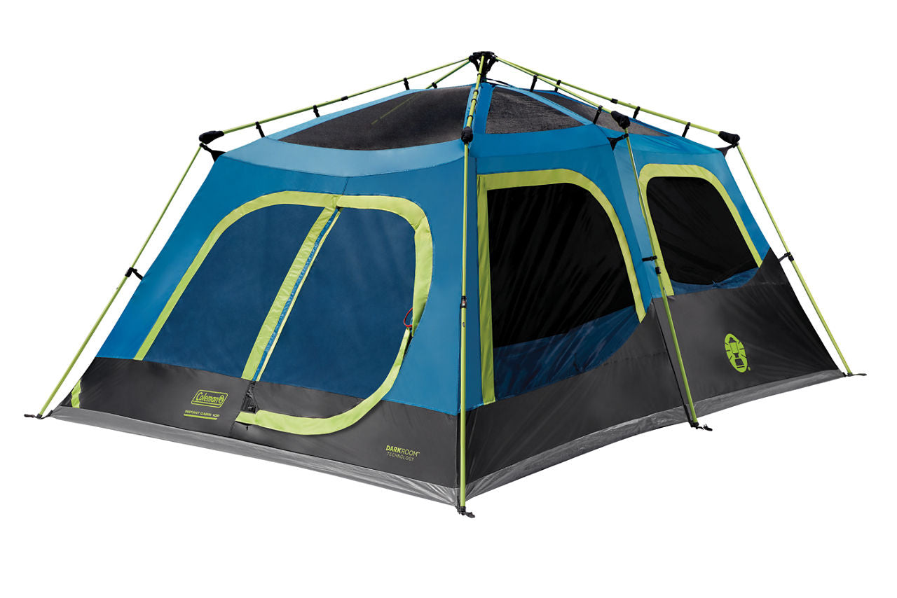 Coleman 10-Person Dark Room Instant Cabin Tent with Rainfly | 14 x 10 ft