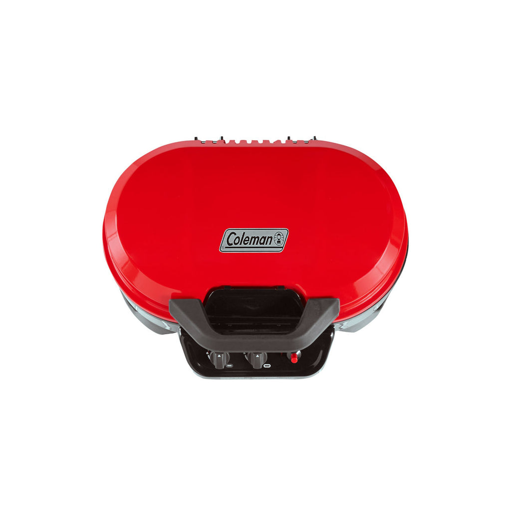 Coleman RoadTrip® 225 Portable Tabletop Propane Grill | Red | Push-Button Ignition
