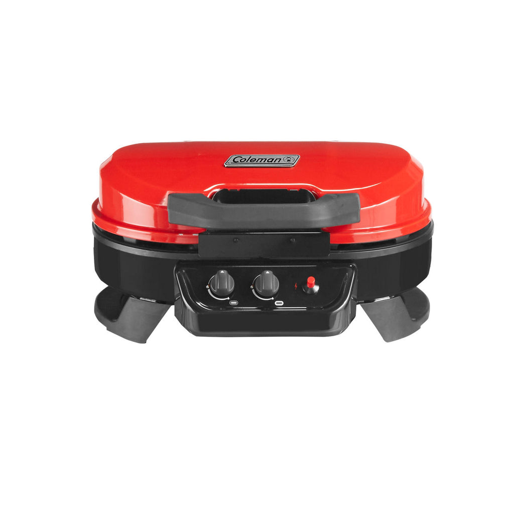 Coleman RoadTrip® 225 Portable Tabletop Propane Grill | Red | Push-Button Ignition