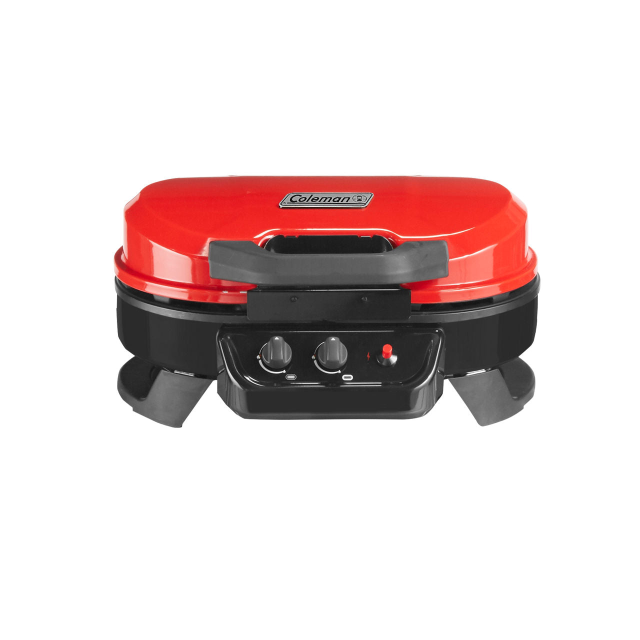 Coleman RoadTrip® 225 Portable Tabletop Propane Grill | Red | Push-Button Ignition