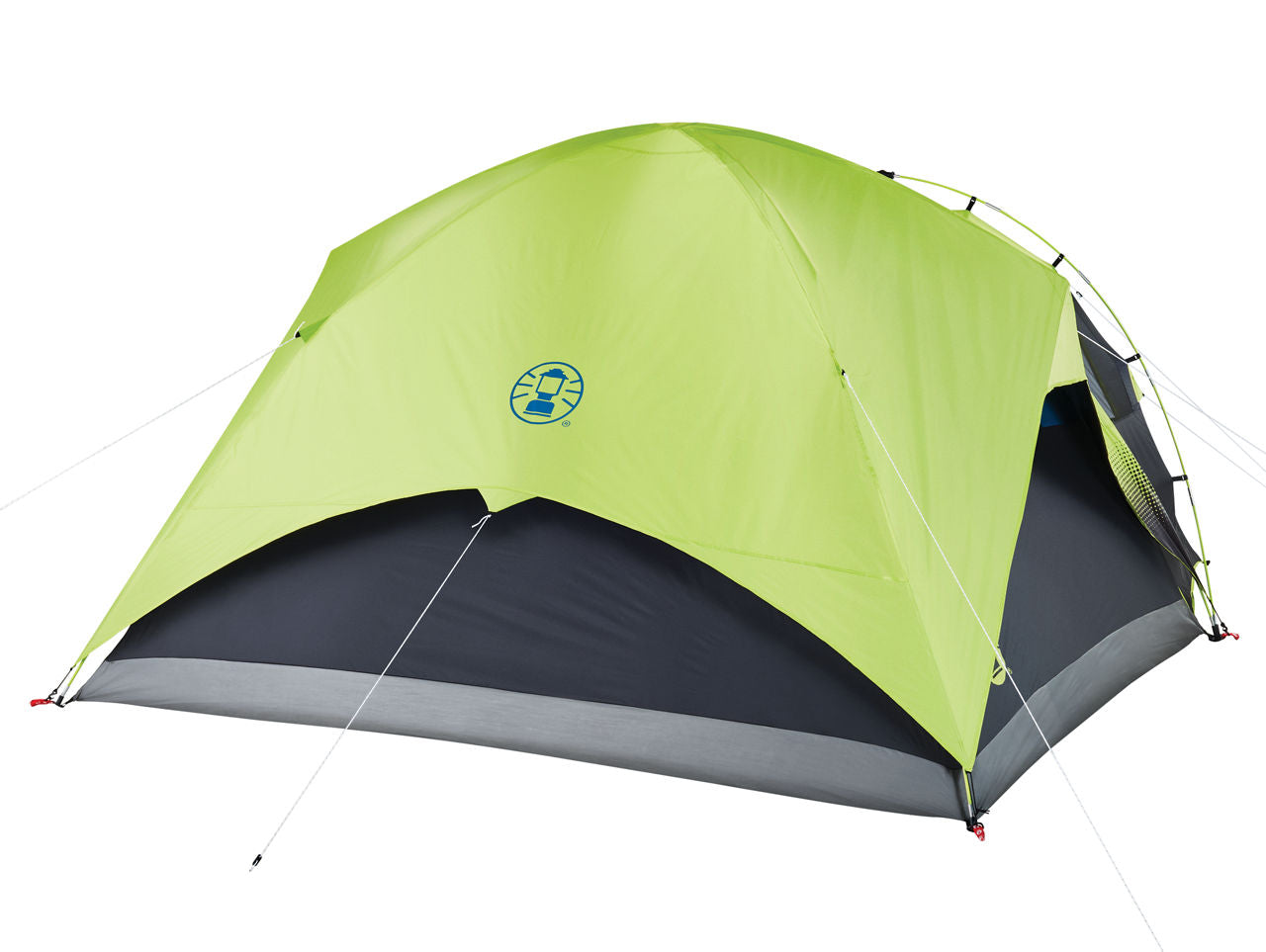 Coleman 6-Person Carlsbad™ Dark Room™ Dome Camping Tent with Screen Room | Green, Black & Teal