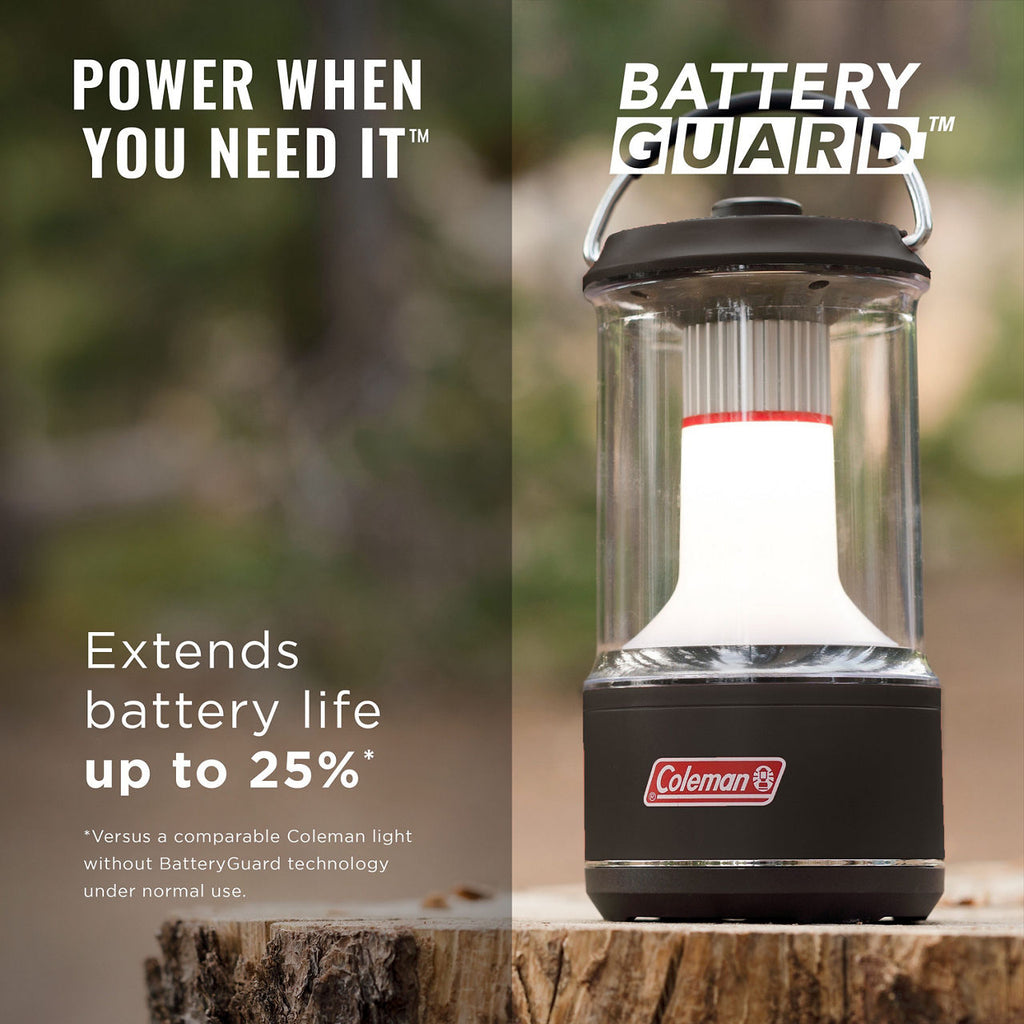 Coleman 800 Lumens LED Lantern with BatteryGuard™ | Black