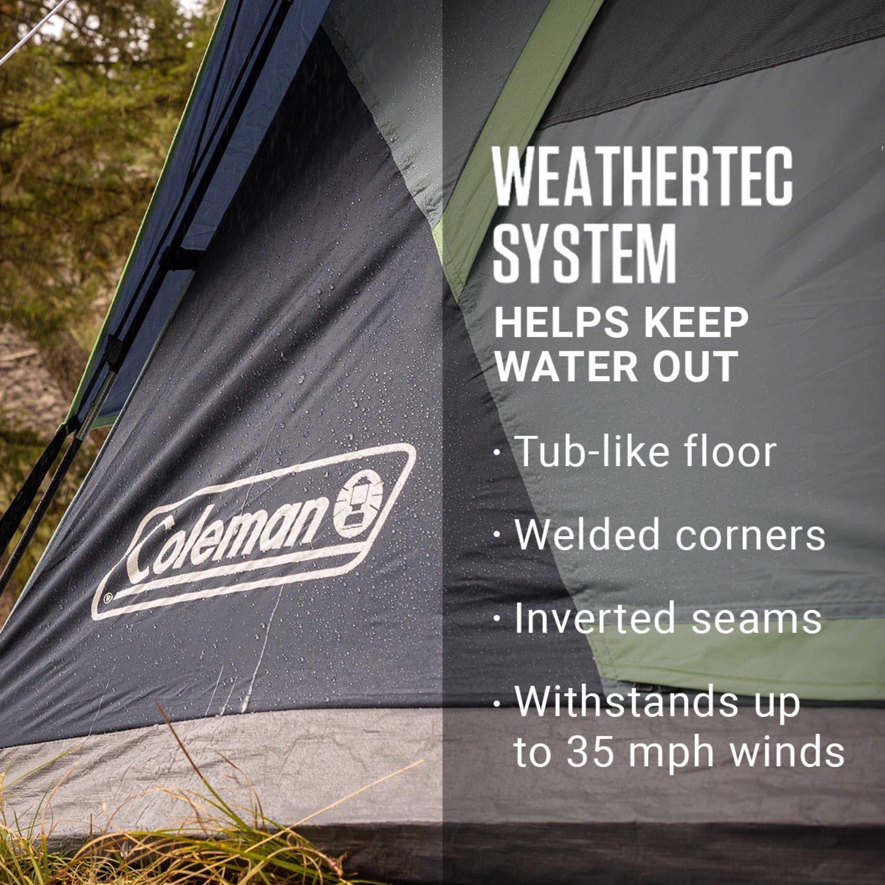 Coleman 6-Person Dark Room™ Skydome™ Camping Tent | 10 x 8'6"