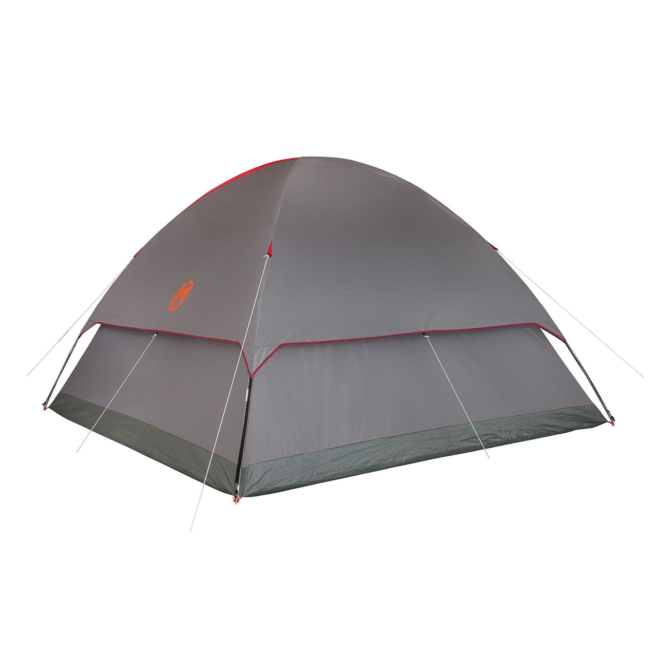 Coleman 6-Person Flatwoods II™ Lightweight Dome Camping Tent | 10 x 10 ft | Red