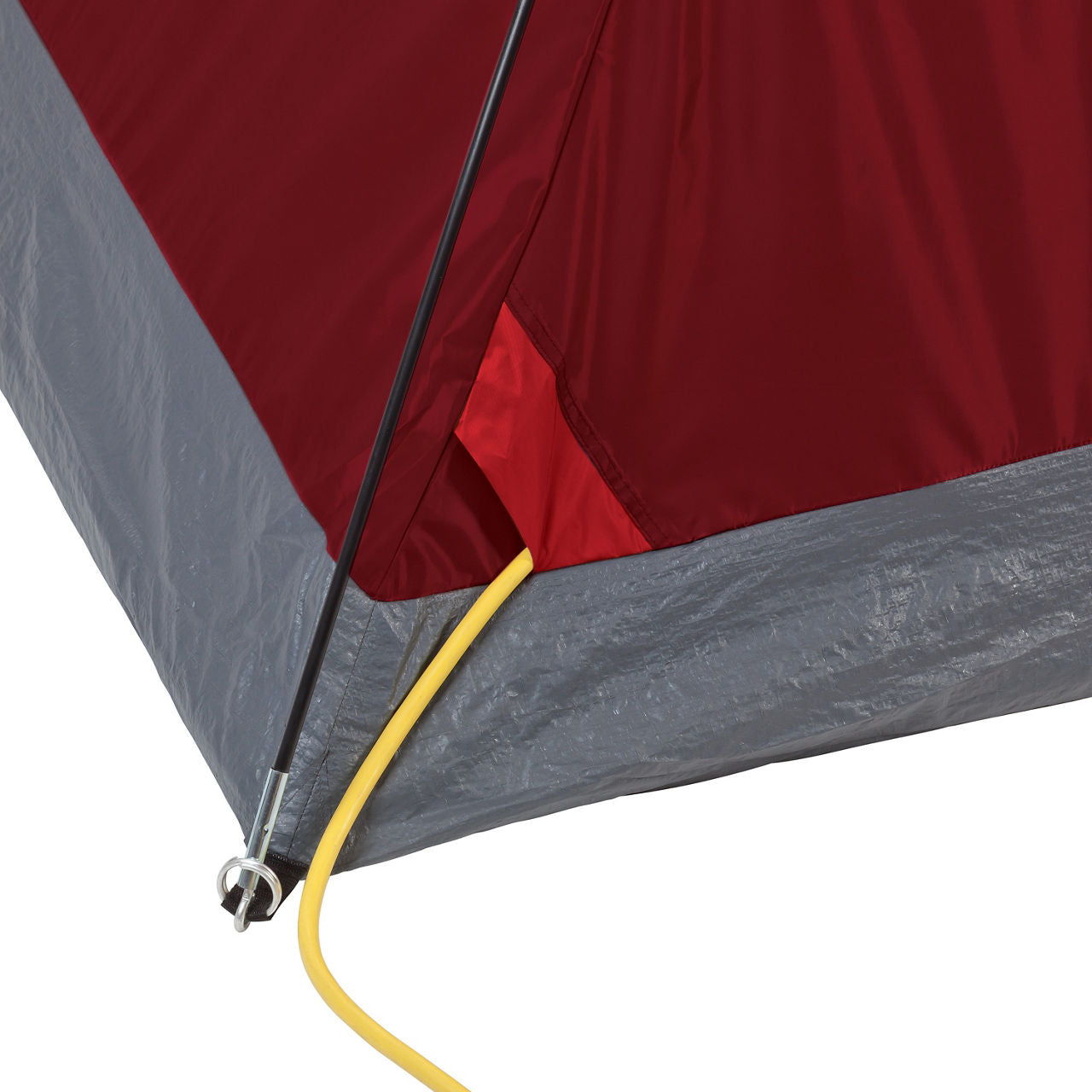 Coleman 4-Person Flatwoods II™ Lightweight Dome Camping Tent | 9 x 7 ft | Red