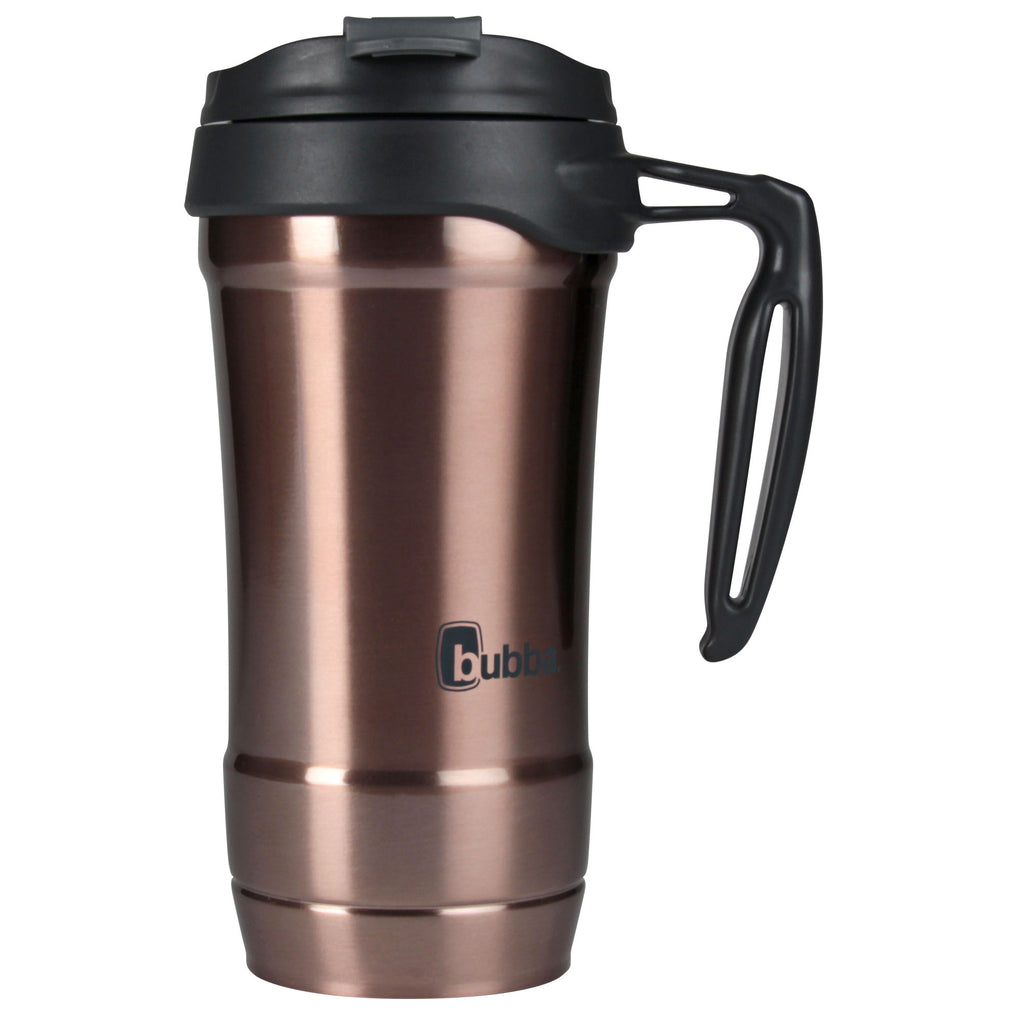 bubba Hero Stainless Steel Travel Mug with Handle | 18oz | Rose Gold