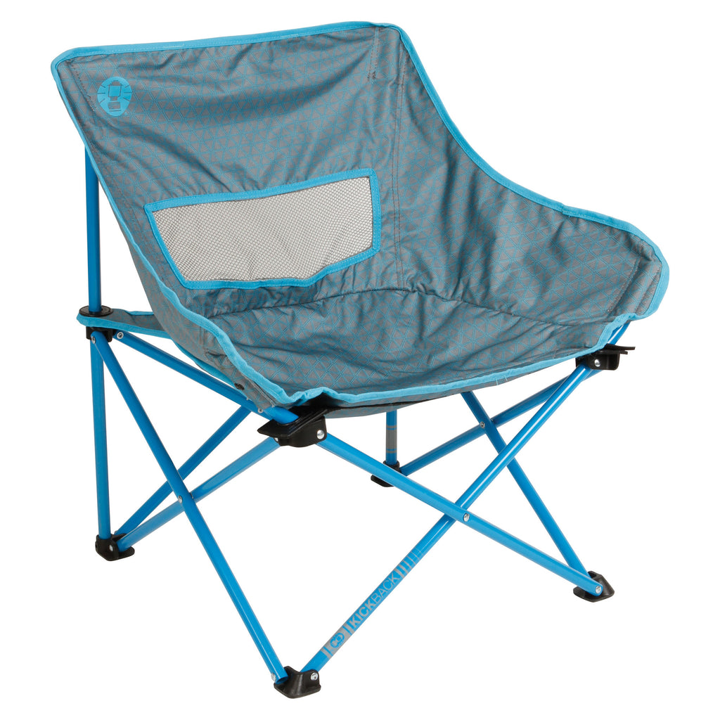 Coleman® Kickback Breeze Chair | Blue | Strong Steel Frame | Supports Up To 250 lbs
