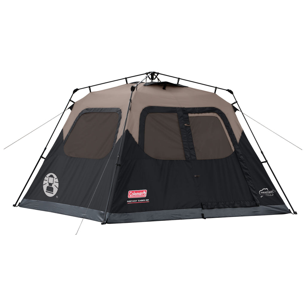 Coleman 6-Person Instant Cabin | 10 x 9 ft | Black