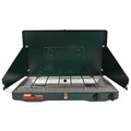Coleman Classic Propane Gas Camping Stove | 2-Burner | Green | 20,000 BTUs | 2 Independently Adjustable Burners | Easy Cleaning