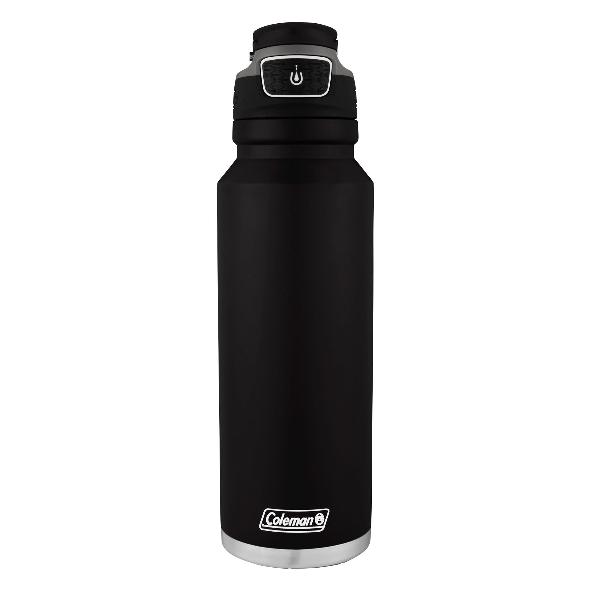 Coleman FreeFlow AUTOSEAL® 40 oz Stainless Steel Water Bottle | Black