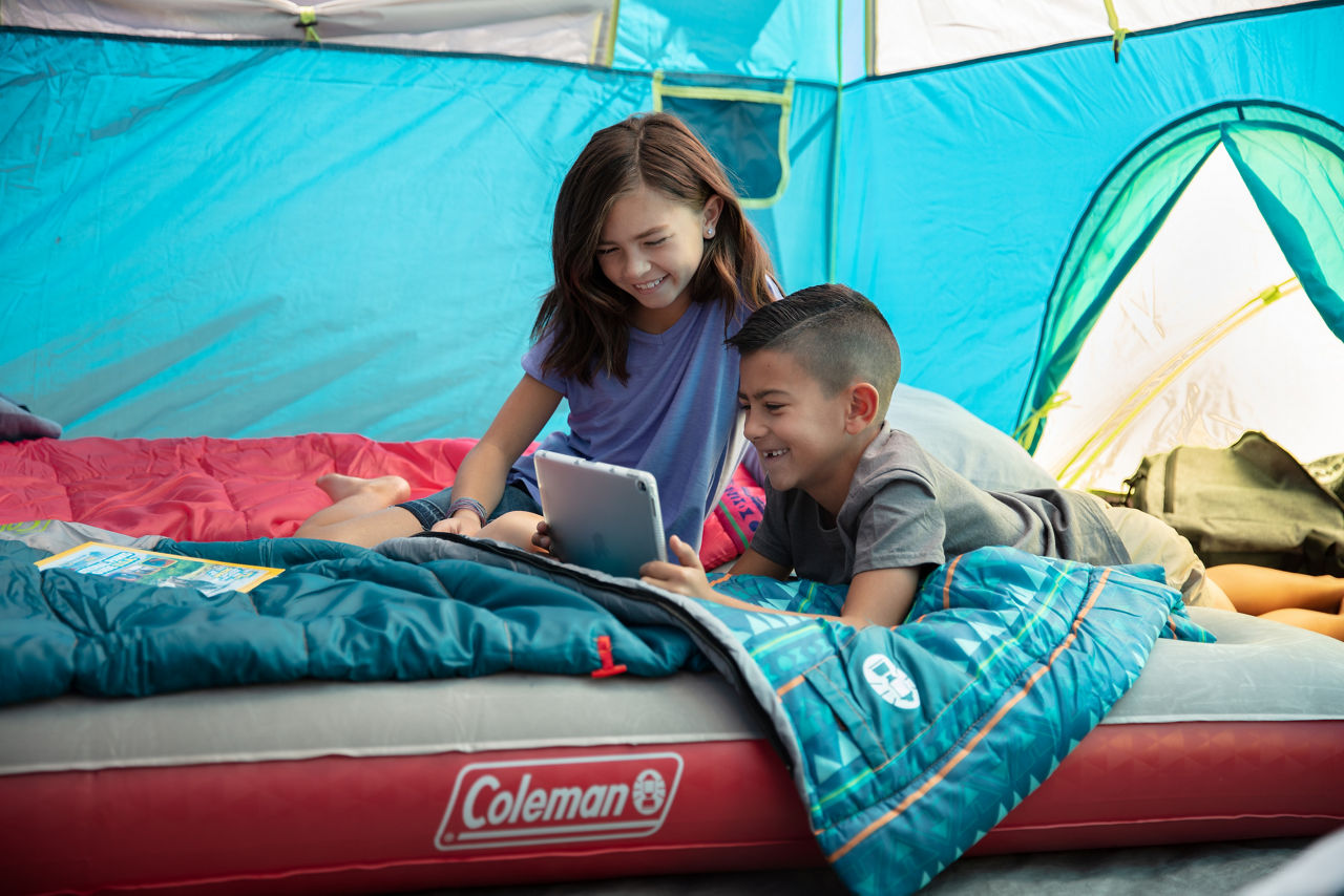 Coleman Kids 50°F Cool-Weather Sleeping Bag | 60 X 26 | Teal