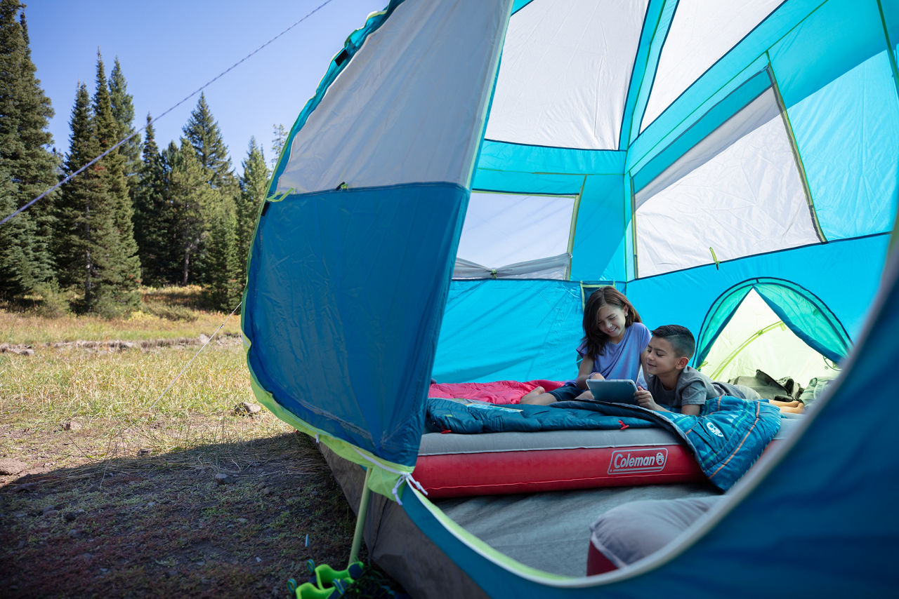 Coleman Kids 50°F Cool-Weather Sleeping Bag | 60 X 26 | Teal