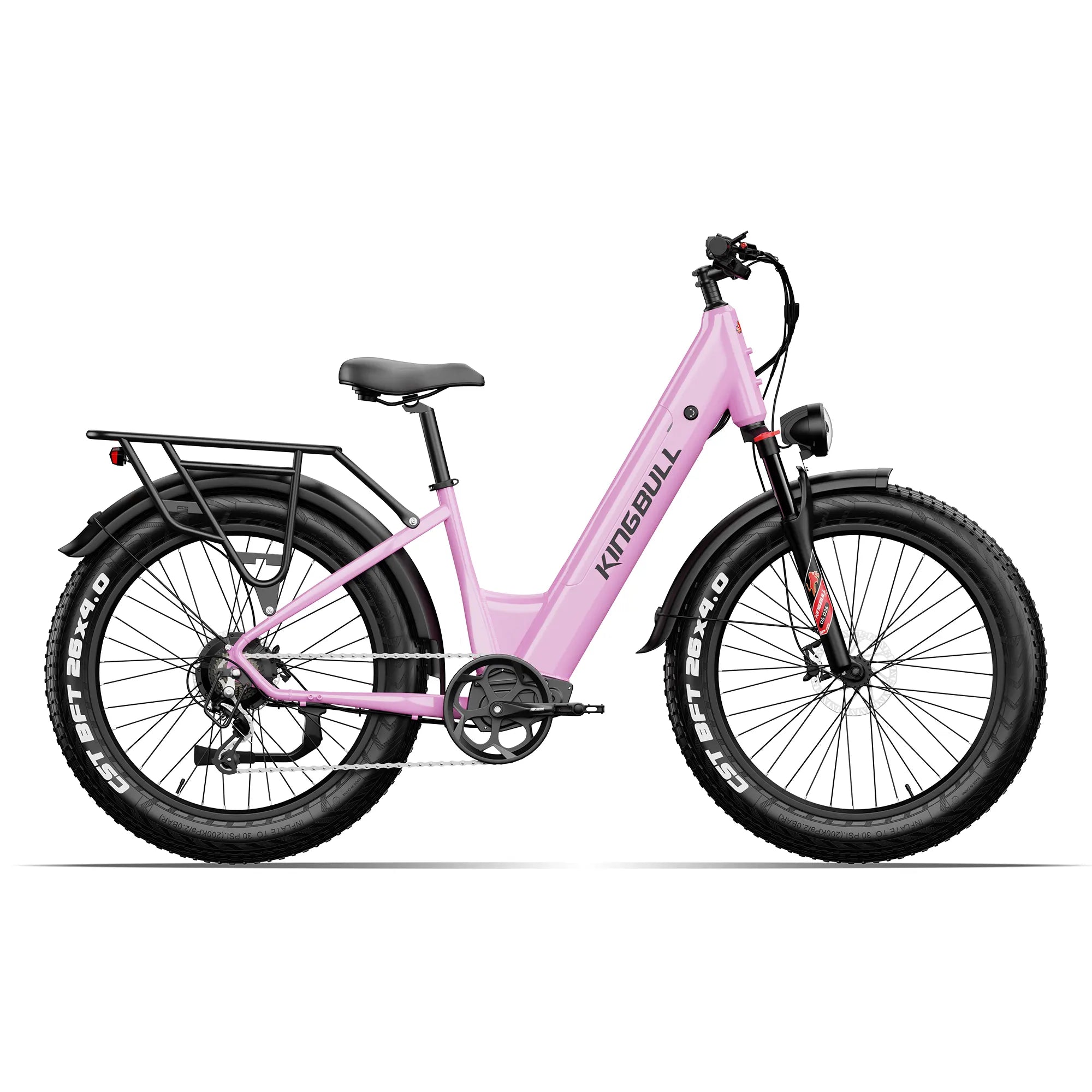 Kingbull Discover ST 2.0 | Premium Off-road & City Electric Bike - Pink / Ebike Only