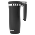 Contigo® Handled Stainless Steel Travel Mug with Easy-Clean AUTOSEAL® Lid | 16oz | Matte Black | Cup Holder
