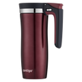 Contigo® Handled Stainless Steel Travel Mug with Easy-Clean AUTOSEAL® Lid | 16oz | Spiced Wine | Cup Holder