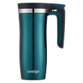 Contigo® Handled Stainless Steel Travel Mug with Easy-Clean AUTOSEAL® Lid | 16oz | Evergreen | Cup Holder