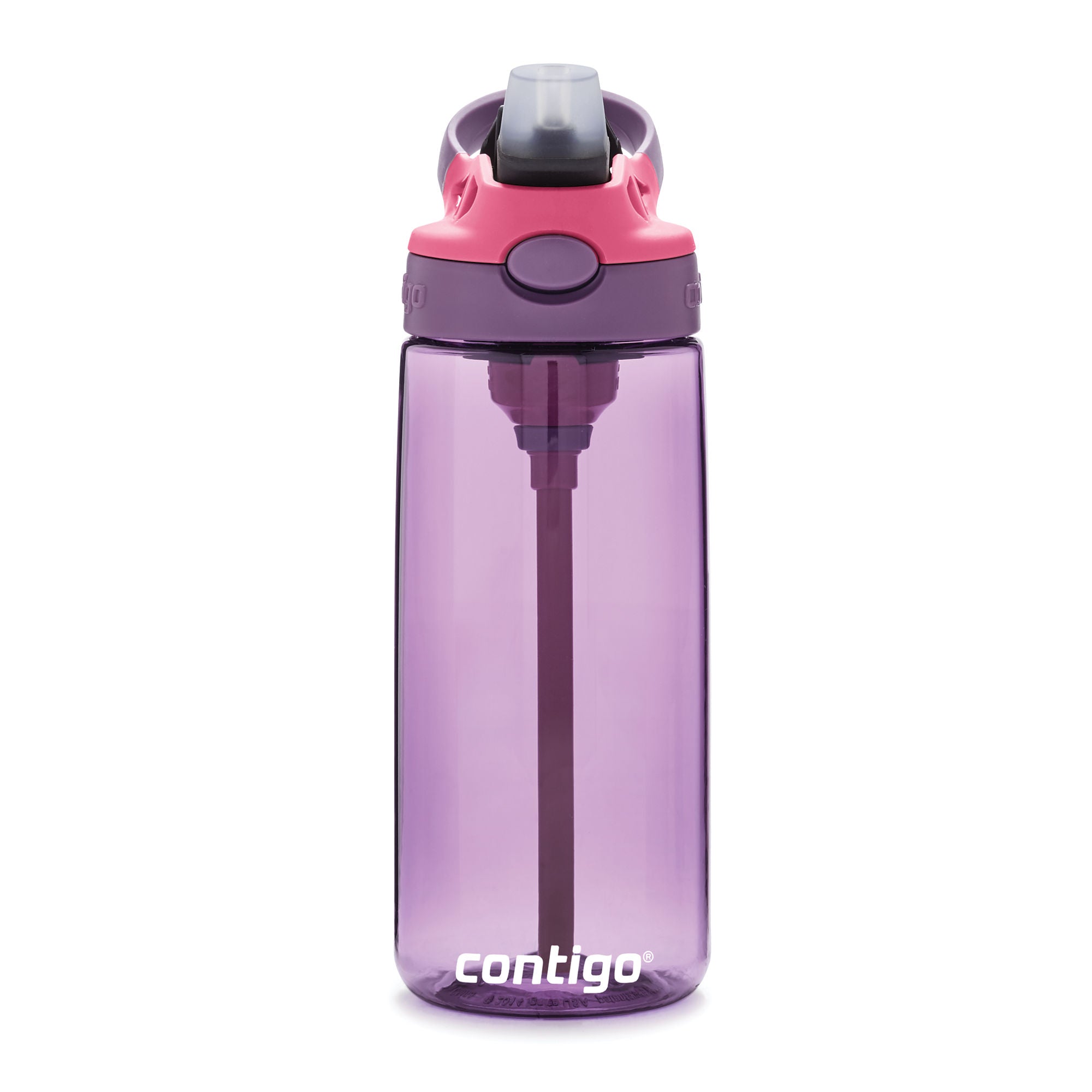 Contigo® Kids Cleanable AUTOSPOUT® Water Bottle | 20 oz | Eggplant & Punch