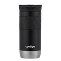 Contigo® Byron 2.0 Stainless Steel Travel Mug with SNAPSEAL™ Lid and Grip | 16oz | Licorice | Cup Holder