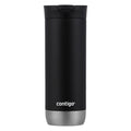 Contigo® Huron 2.0 Stainless Steel Travel Mug with SNAPSEAL™ Lid | 16oz | Licorice | Cup Holder