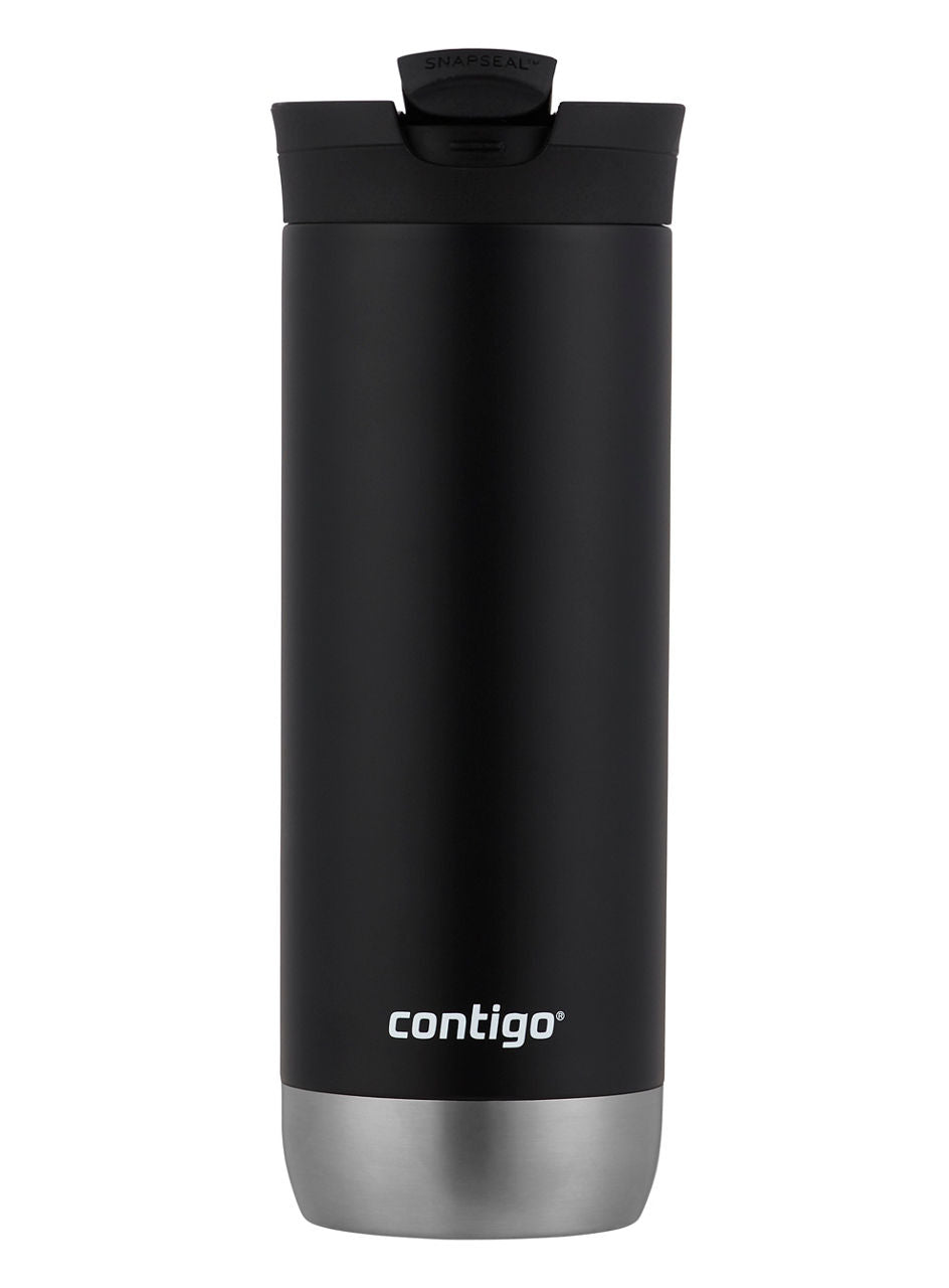 Contigo SNAPSEAL™ Insulated Stainless Steel Travel Mug | 20 oz | Licorice | Cup Holder