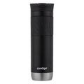 Contigo® Byron 2.0 Stainless Steel Travel Mug with SNAPSEAL™ Lid and Grip | 24oz | Licorice | Cup Holder