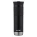 Contigo® Byron 2.0 Stainless Steel Travel Mug with SNAPSEAL™ Lid and Grip | 24oz | Licorice | Cup Holder