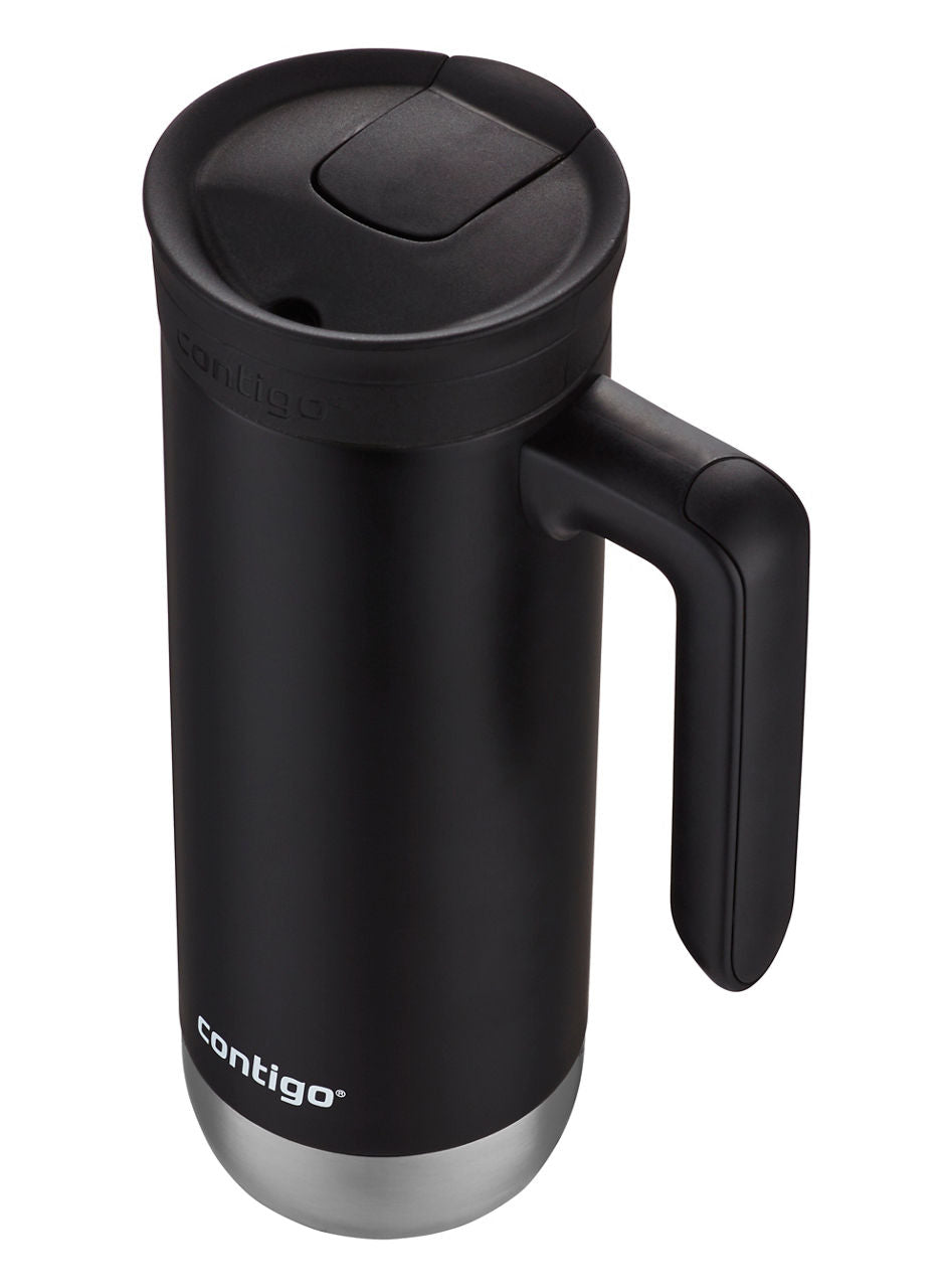 Contigo® Superior 2.0 Stainless Steel Travel Mug with SNAPSEAL™ Lid | 20oz | Licorice | Cup Holder