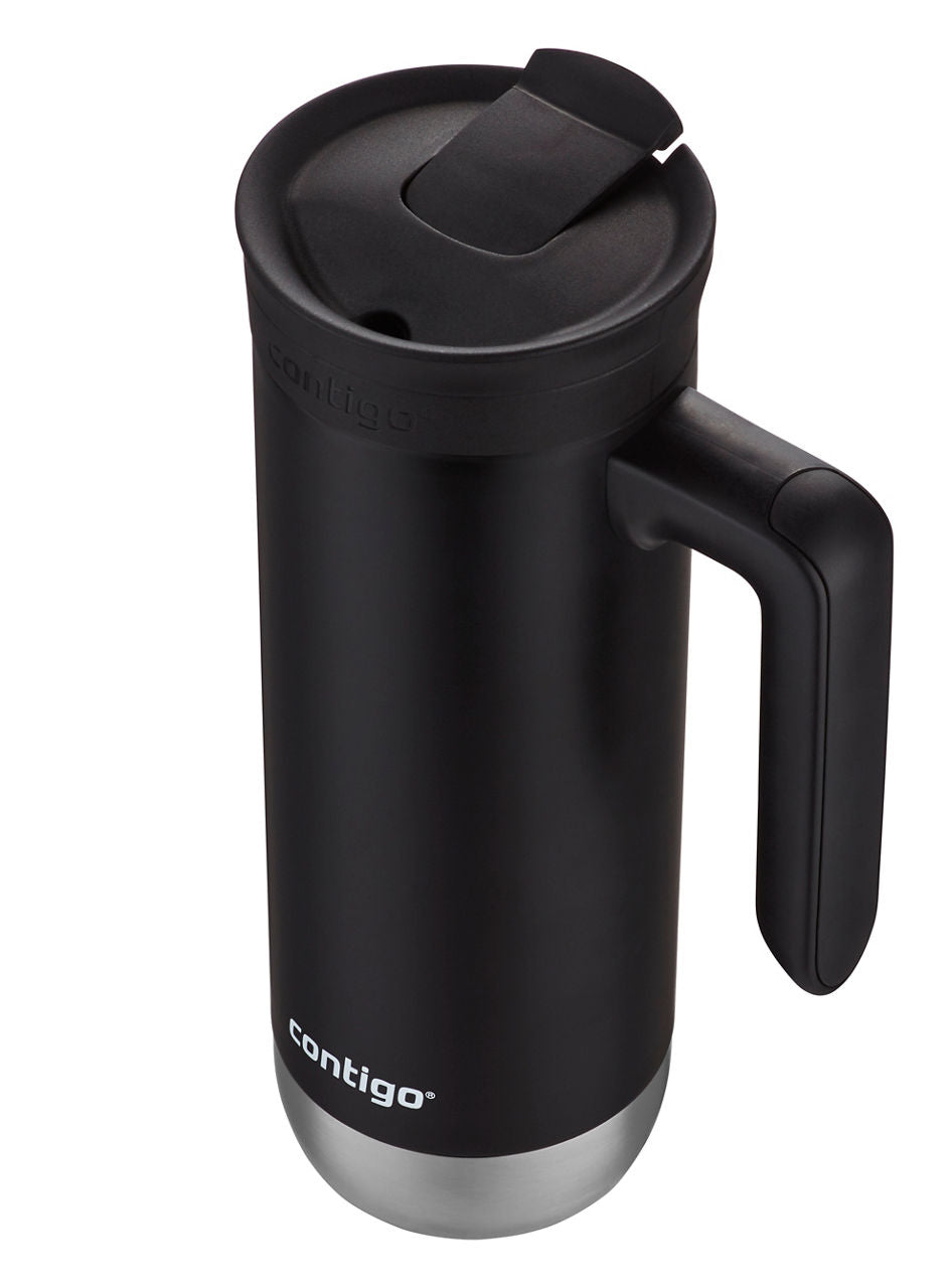 Contigo® Superior 2.0 Stainless Steel Travel Mug with SNAPSEAL™ Lid | 20oz | Licorice | Cup Holder