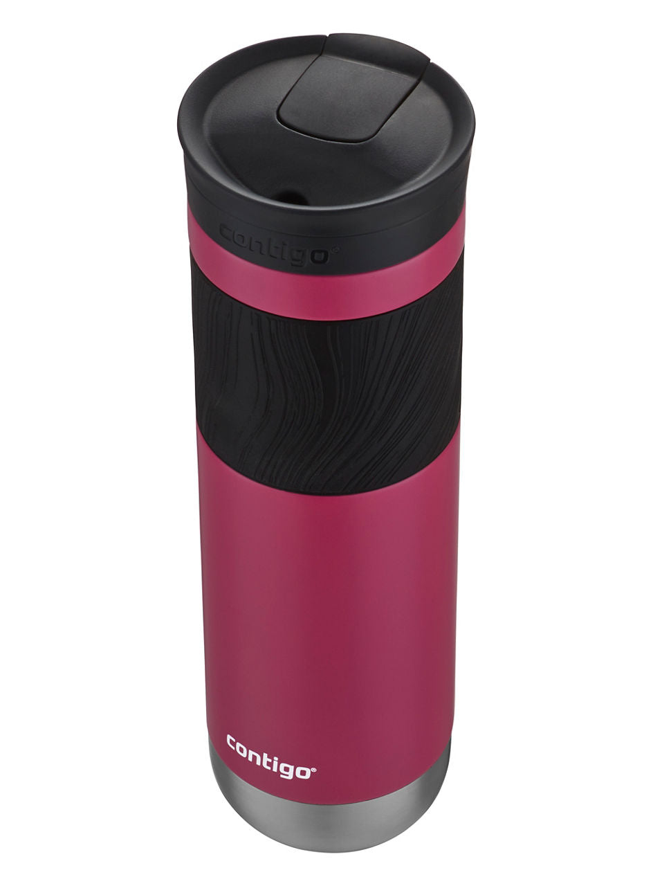 Contigo® Byron 2.0 Stainless Steel Travel Mug with SNAPSEAL™ Lid and Grip | 24oz | Dragon Fruit | Cup Holder