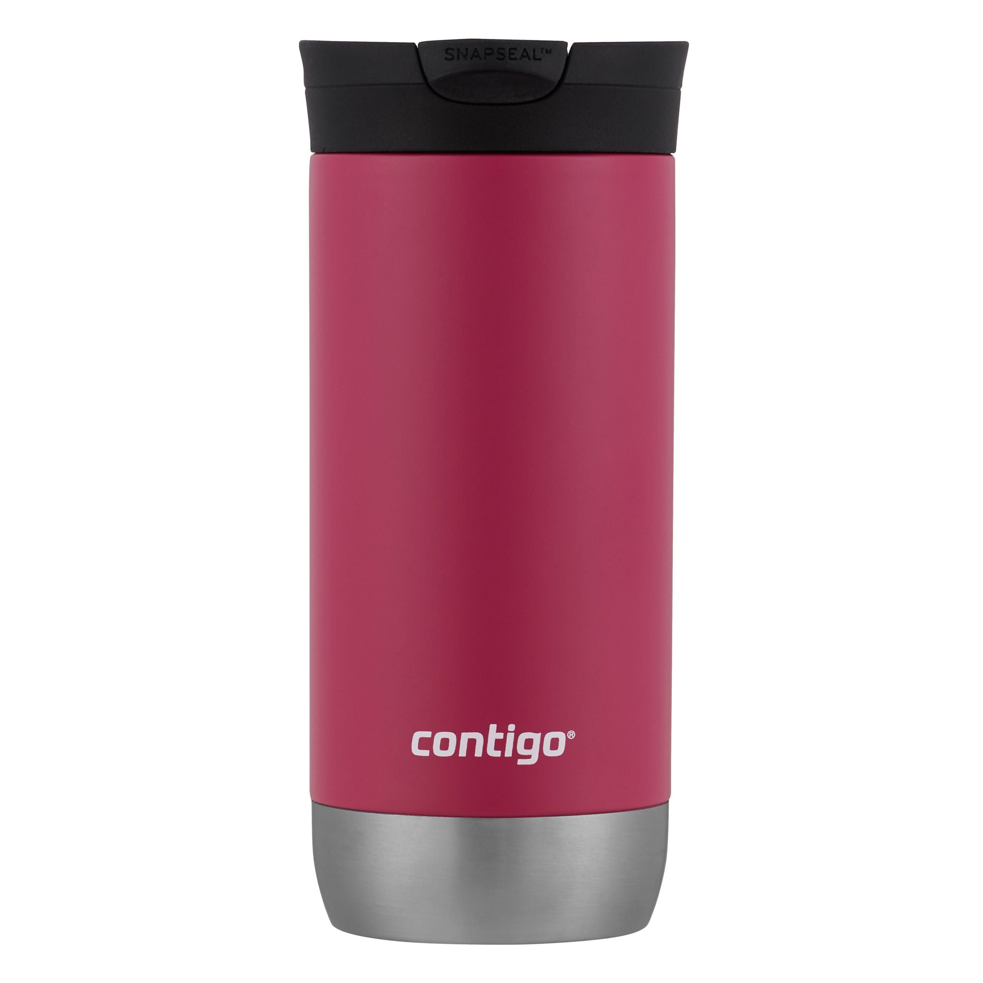 Contigo® Huron 2.0 Stainless Steel Travel Mug with SNAPSEAL™ Lid | 16oz | Dragon Fruit | Cup Holder
