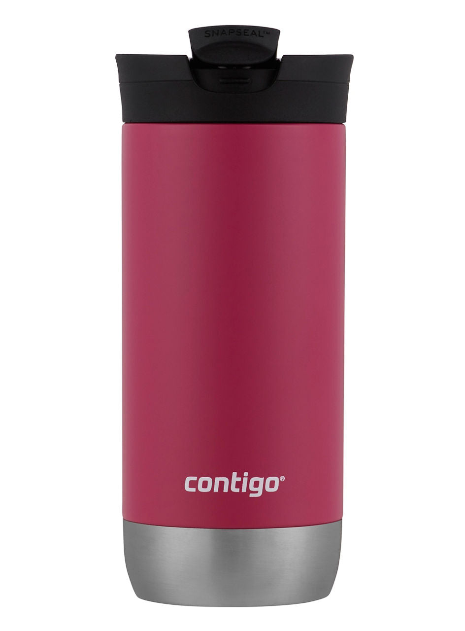 Contigo® Huron 2.0 Stainless Steel Travel Mug with SNAPSEAL™ Lid | 16oz | Dragon Fruit | Cup Holder