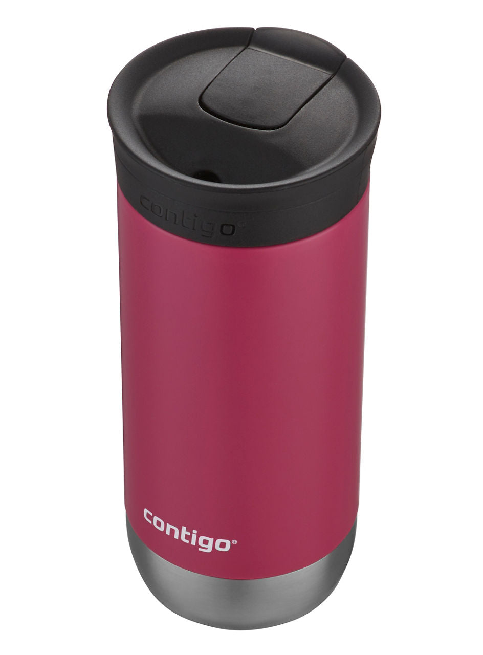 Contigo® Huron 2.0 Stainless Steel Travel Mug with SNAPSEAL™ Lid | 16oz | Dragon Fruit | Cup Holder