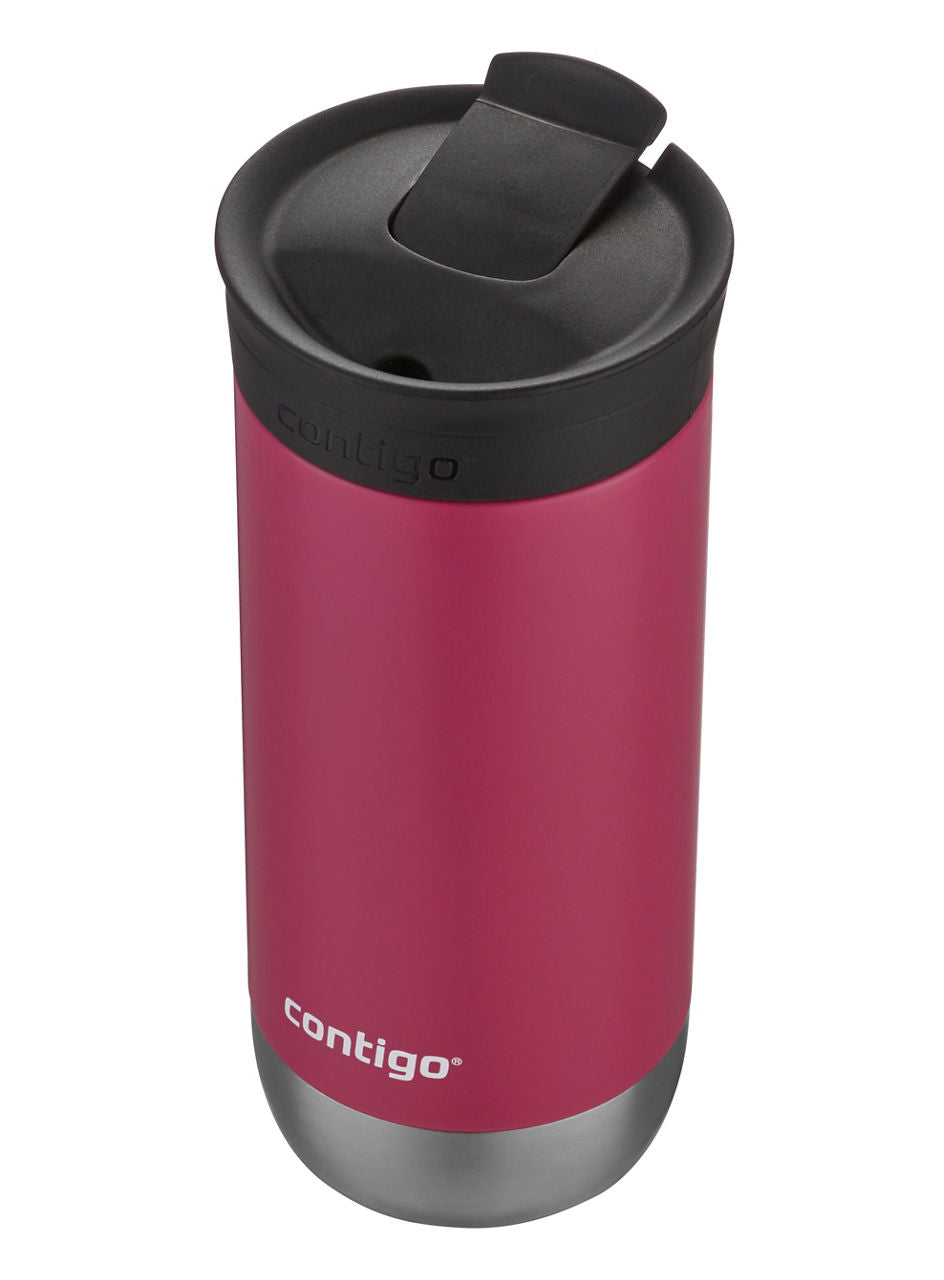 Contigo® Huron 2.0 Stainless Steel Travel Mug with SNAPSEAL™ Lid | 16oz | Dragon Fruit | Cup Holder