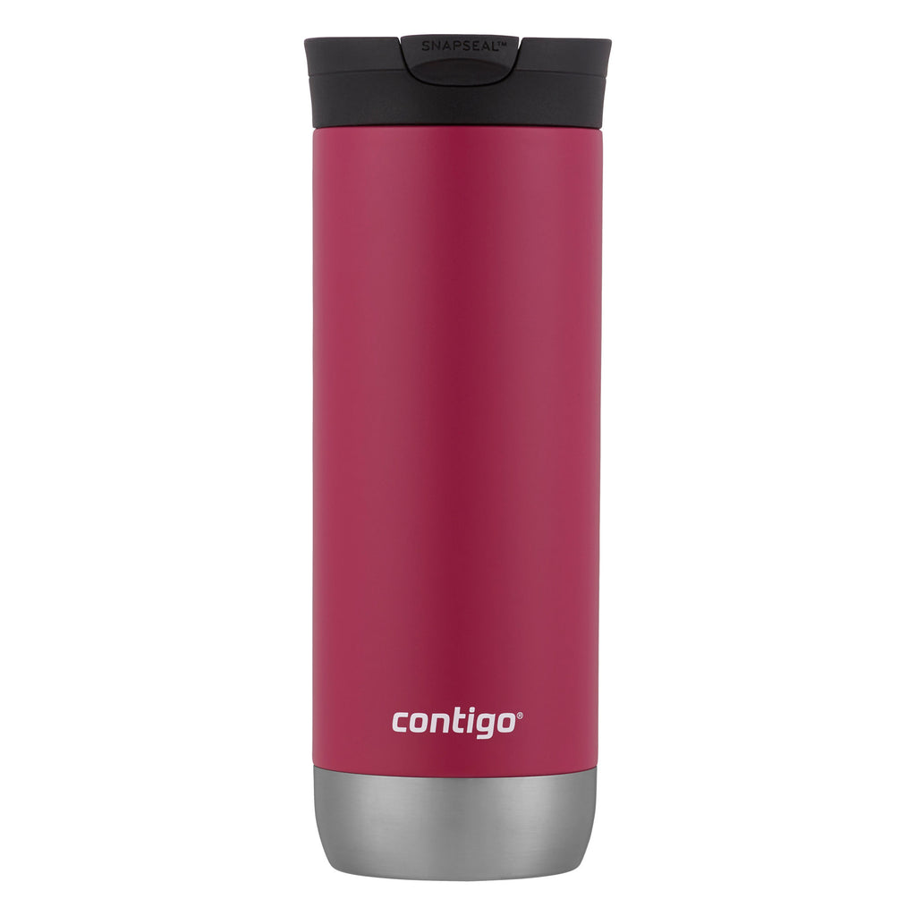 Contigo Huron 2.0 Stainless Steel Travel Mug with SNAPSEAL™ Lid | 20oz | Dragon Fruit | Cup Holder