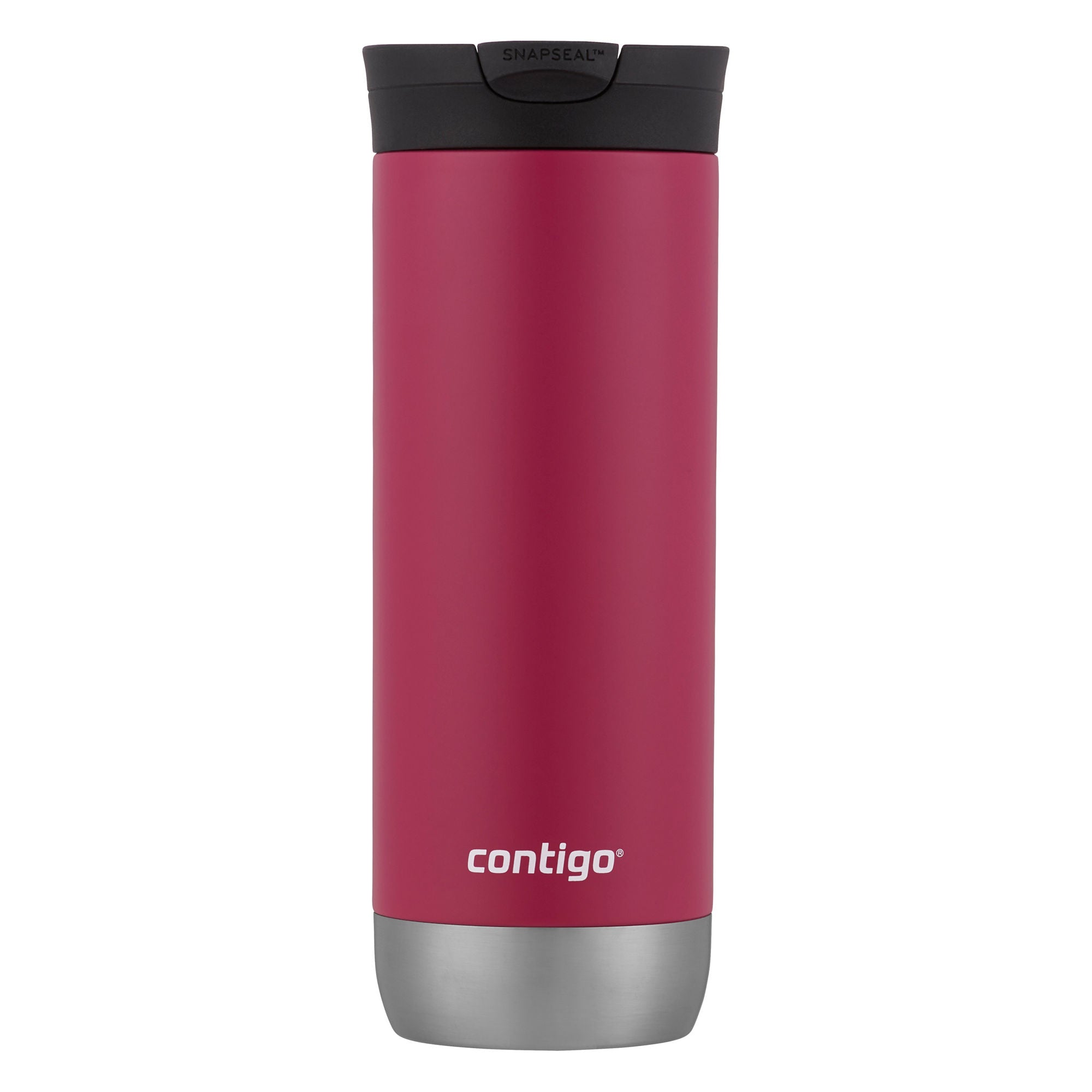 Contigo Huron 2.0 Stainless Steel Travel Mug with SNAPSEAL™ Lid | 20oz | Dragon Fruit | Cup Holder