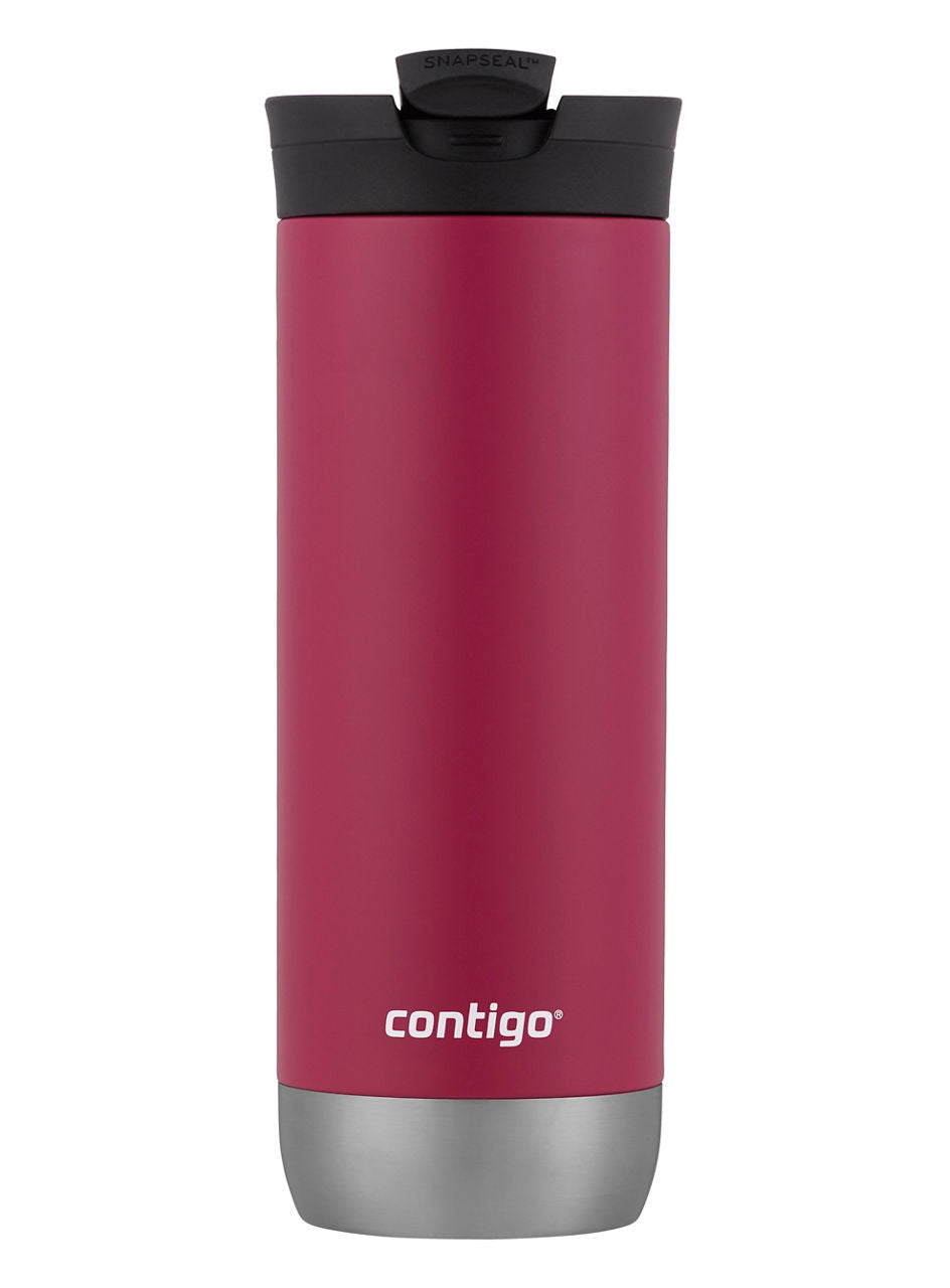 Contigo Huron 2.0 Stainless Steel Travel Mug with SNAPSEAL™ Lid | 20oz | Dragon Fruit | Cup Holder
